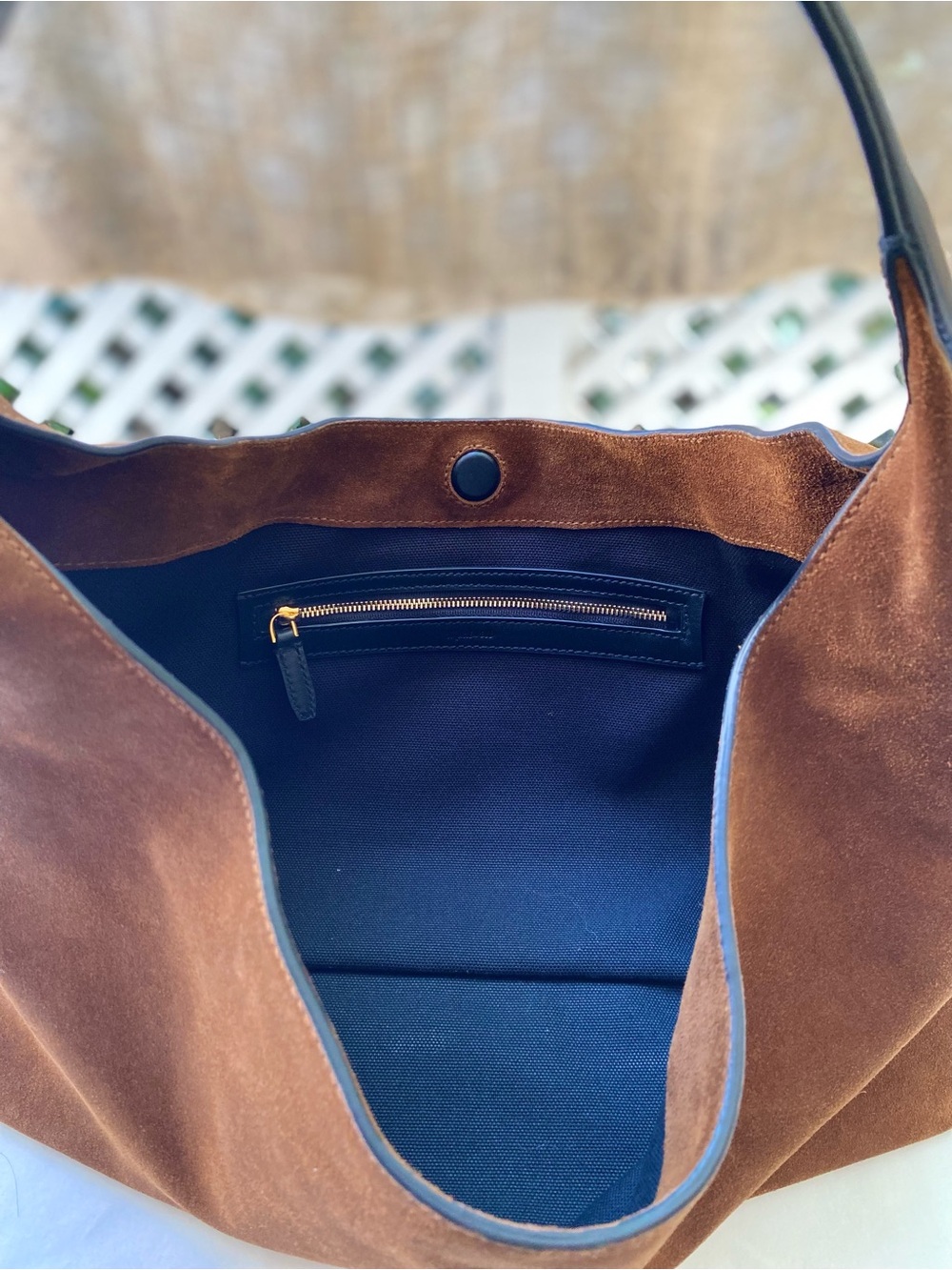 Madewell Mylie Suede Shoulder Leather Bag brown - Picture 4 of 11